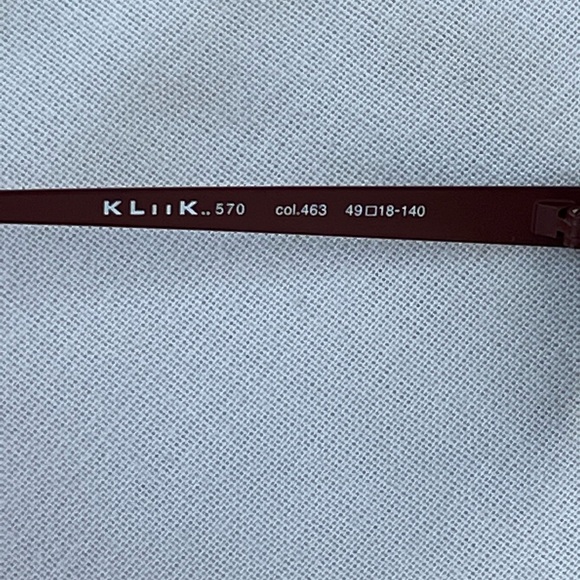 KLiiK Denmark 570 eyeglasses metal frames - Picture 9 of 15